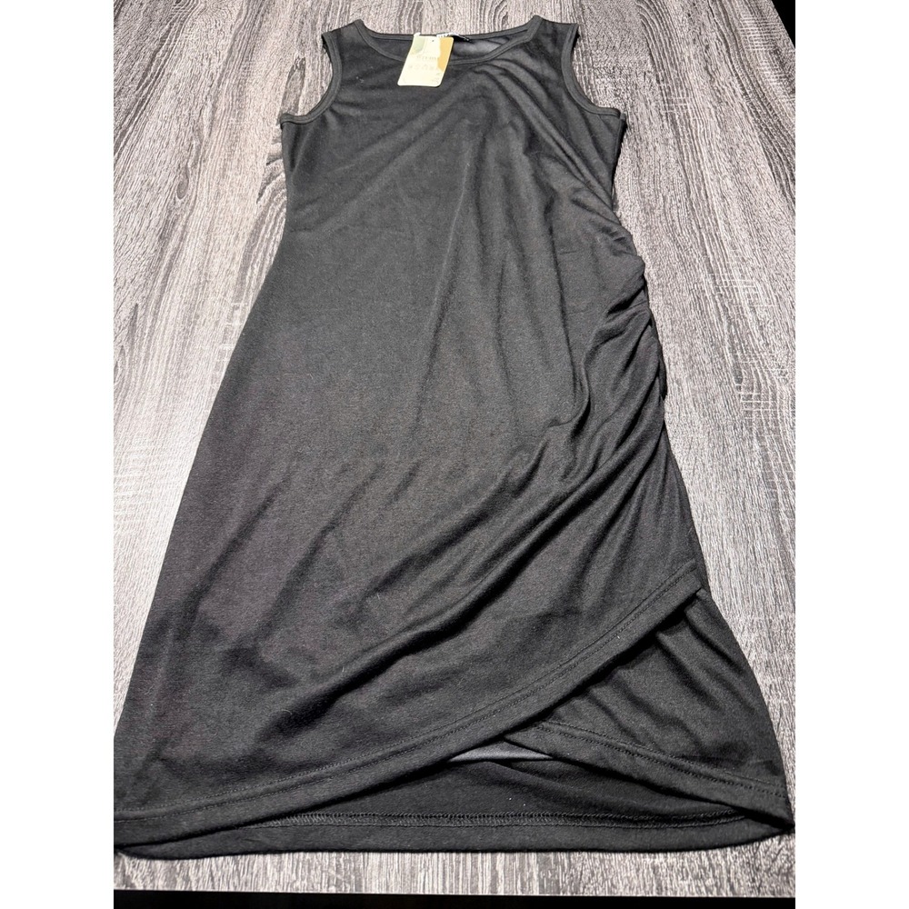 BTFBM Black Sleeveless Asymmetrical Hem Dress NEW Size Small Minimalist Chic